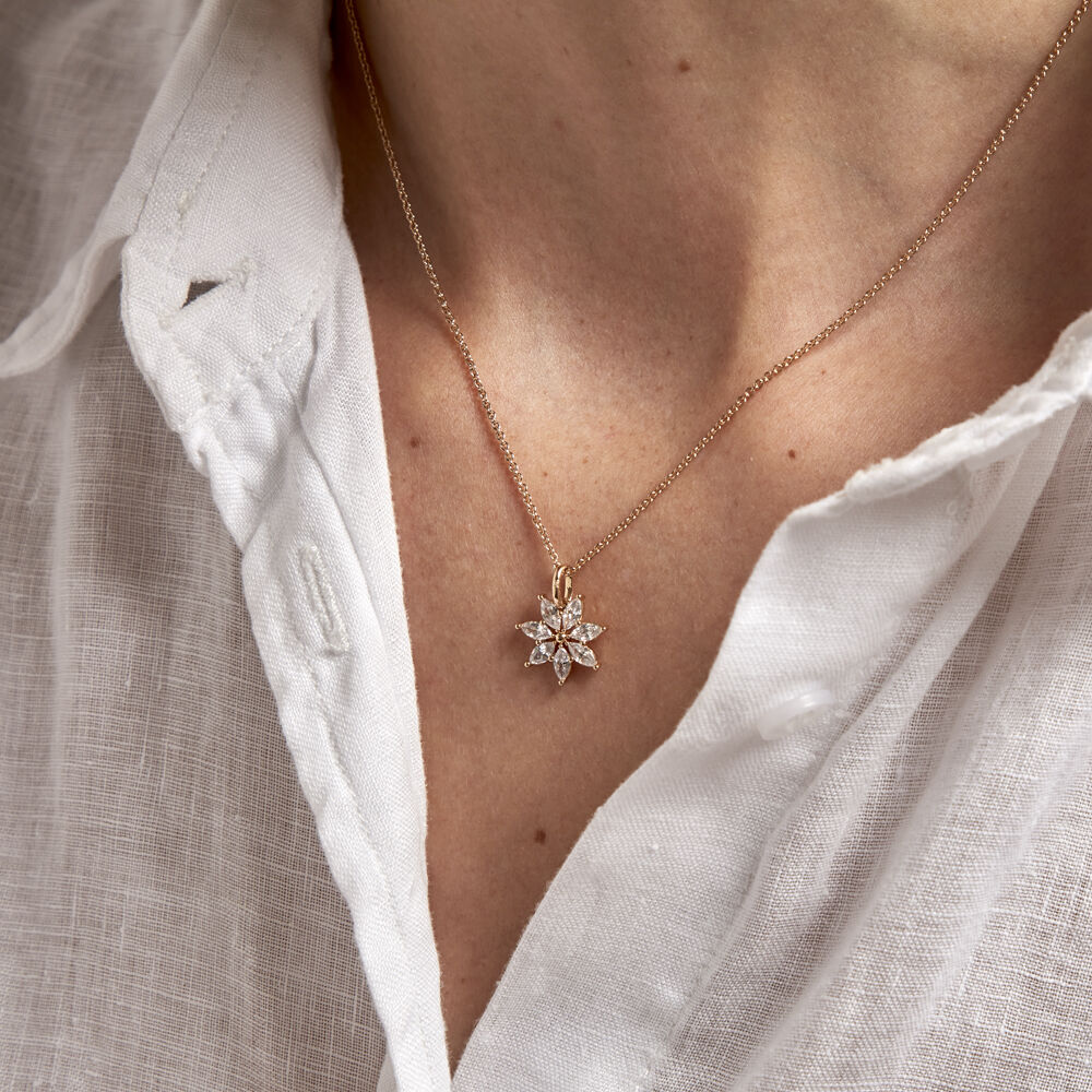 Collier Mia Plaqué Or Doré Oxyde De Zirconium - Colliers avec pierres Femme | Marc Orian
