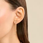 Boucles D'Oreilles Pendantes Assiba Argent Dor&eacute; A L'Or 750/1000 - Pendantes Femme | Marc Orian