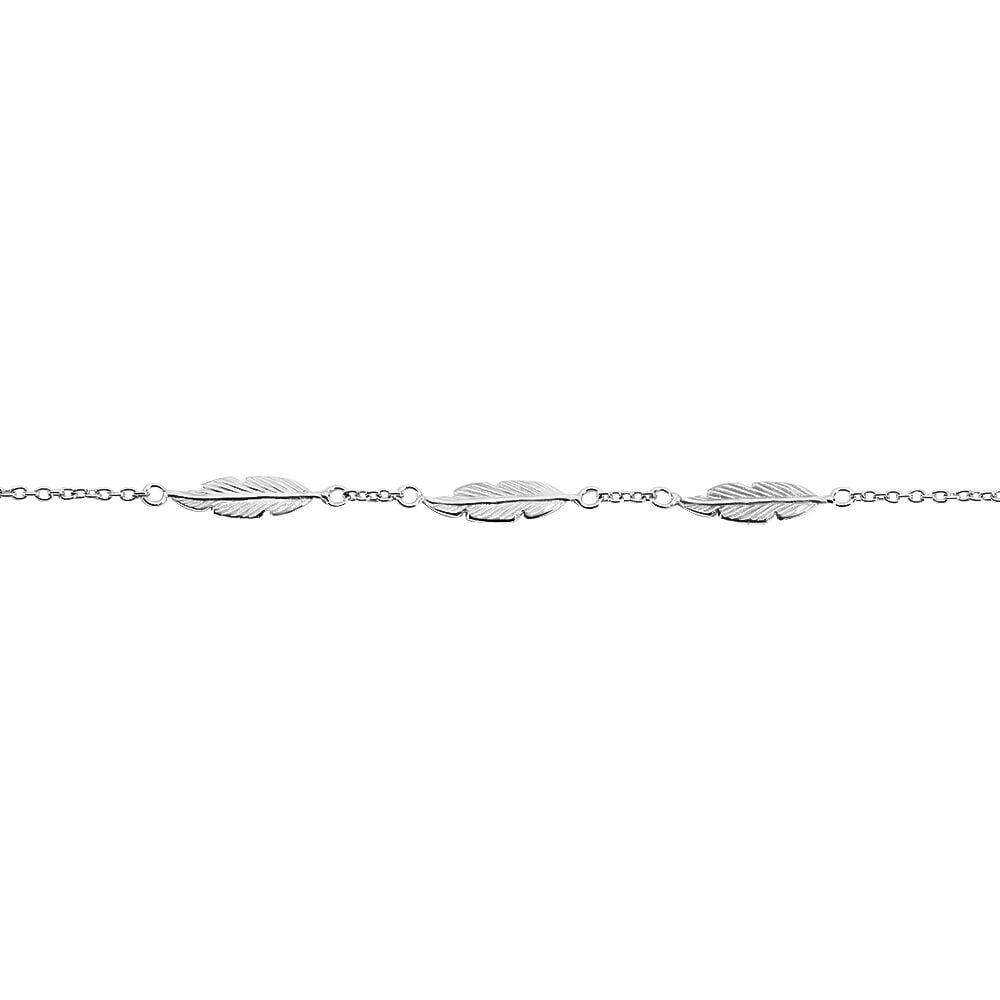 Bracelet Violka Argent Blanc - Bracelets chaînes Femme | Marc Orian