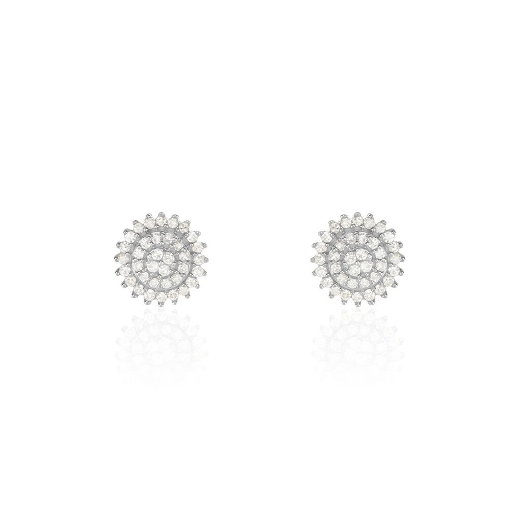 Boucles D'oreilles Veronick Or Jaune Diamant - Boucles d'oreilles pierres précieuses Femme | Marc Orian