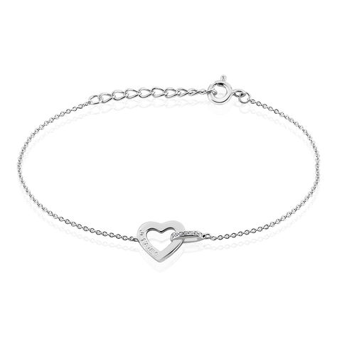 Bracelet Elanda Argent Blanc Oxyde De Zirconium - Bracelets chaînes Femme | Marc Orian