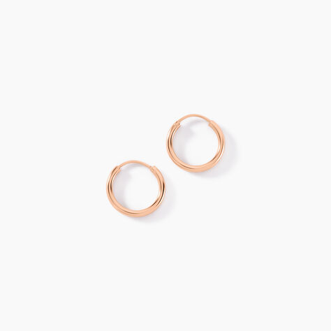Créoles Argent Rose Olympia - Créoles Femme | Marc Orian