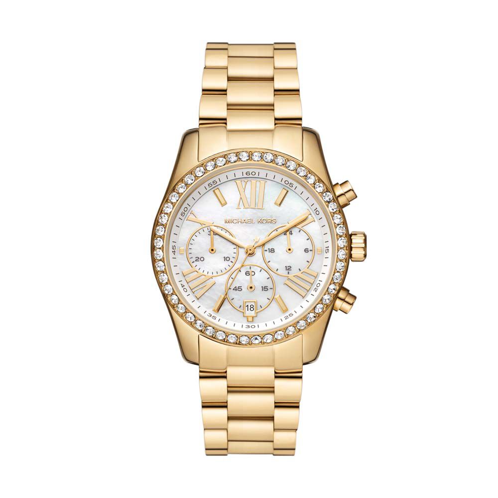 Montre Michael Kors Lexington Blanc - Montres étanches Femme | Marc Orian
