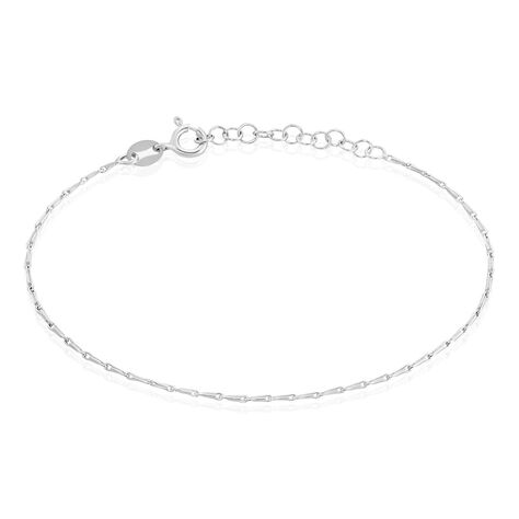 Bracelet Ylsa Argent Blanc - Bracelets mailles Femme | Marc Orian
