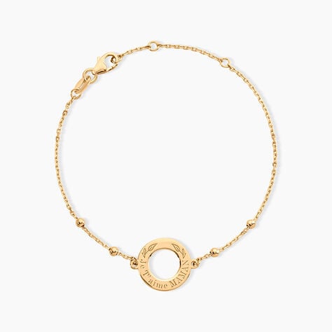 Bracelet Savas Plaqu&eacute; Or Jaune - Bracelets fantaisie Femme | Marc Orian