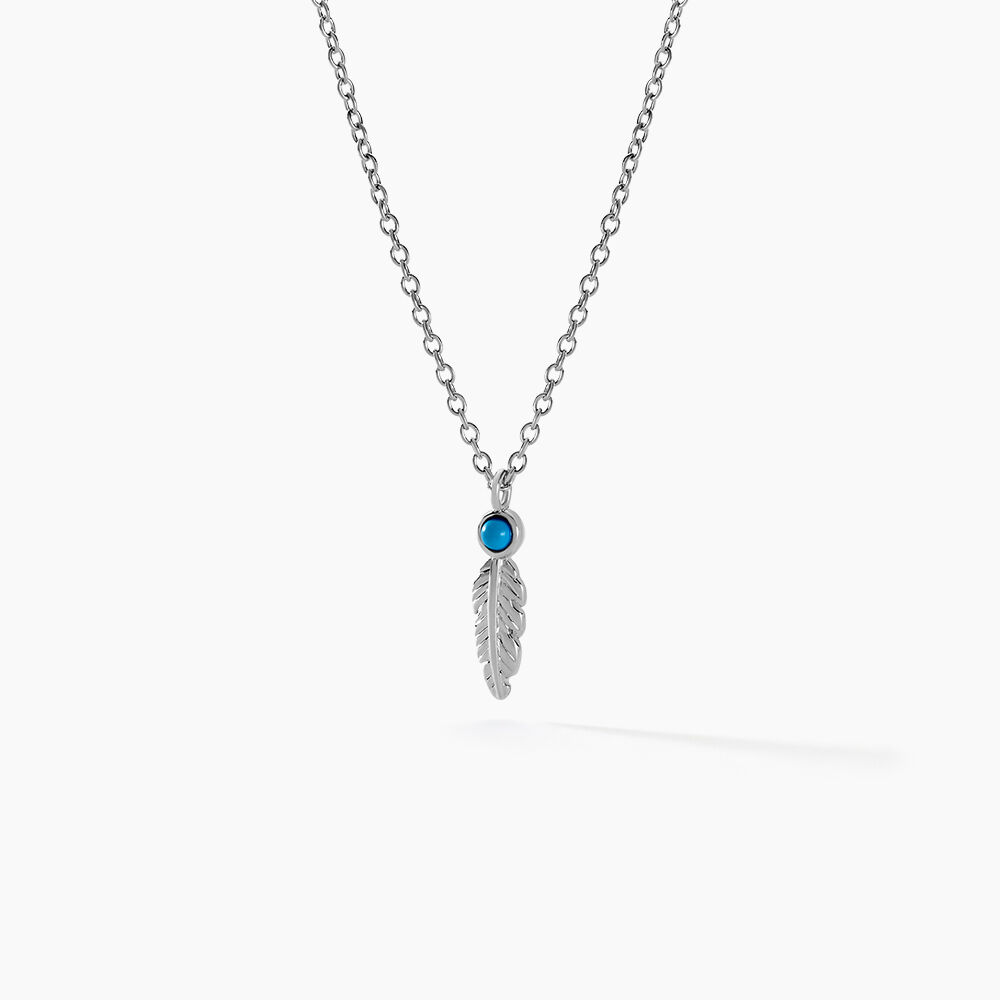 Collier Nahara Argent Blanc Oxyde De Zirconium - Colliers avec pierres Femme | Marc Orian