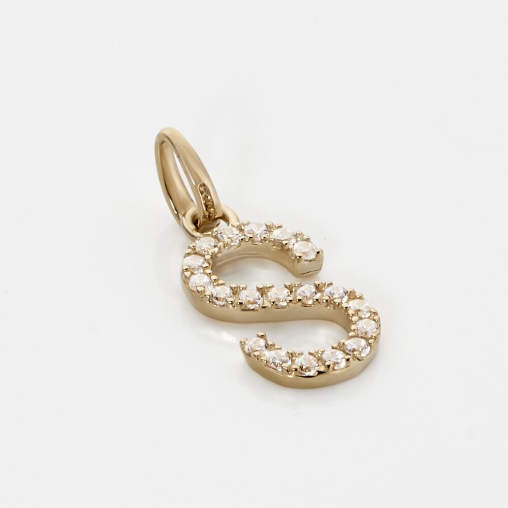 Pendentif Klementine Or Jaune Oxyde De Zirconium - Pendentifs Famille | Marc Orian