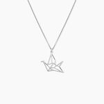 Collier Colombe Argent Blanc - Colliers fantaisie Femme | Marc Orian