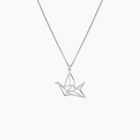 Collier Colombe Argent Blanc - Colliers fantaisie Femme | Marc Orian