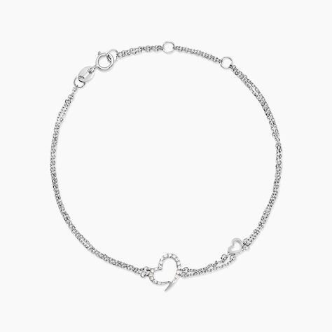 Bracelet Louise Or Blanc Diamant - Bracelets chaînes Femme | Marc Orian