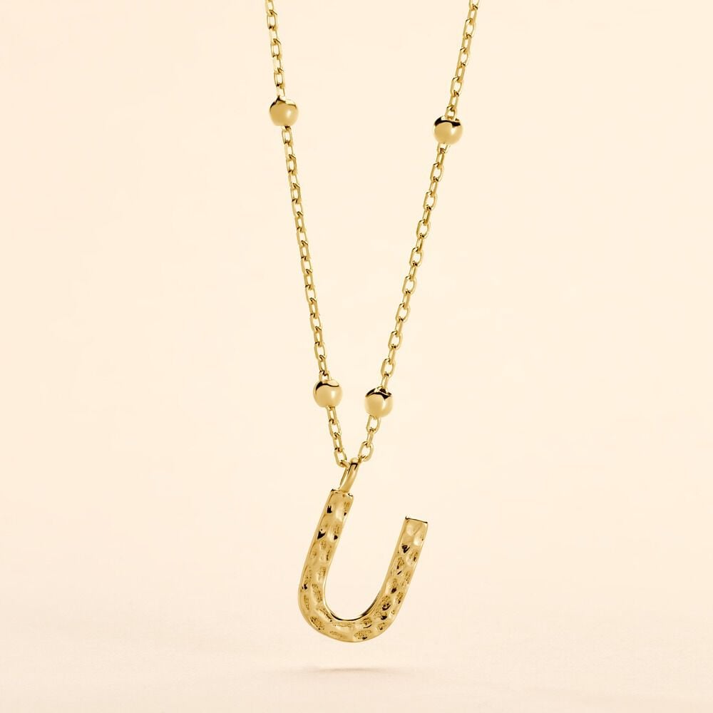 Collier Plaqué Or Jaune Lettra - Colliers fantaisie Femme | Marc Orian