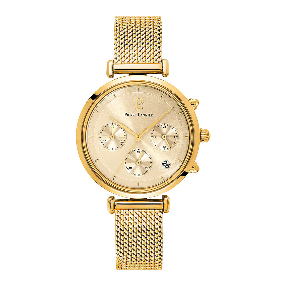 Montre Pierre Lannier Lutecia Doré - Montres classiques Femme | Marc Orian