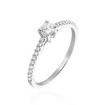 Bague Solitaire Or Blanc Nyala Diamants - Parures de mariage Femme | Marc Orian