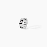 Cr&eacute;ole Unitaire Acier Blanc Jorge - Piercings d'oreilles Homme | Marc Orian