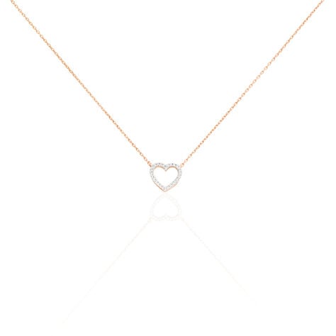 Collier Maude Or Rose Diamant - Colliers avec pierres Femme | Marc Orian