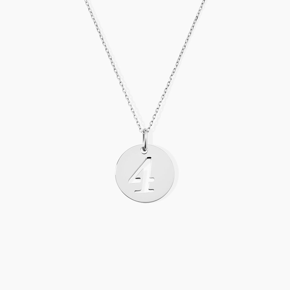 Pendentif Efiso Argent Blanc - Bijoux fantaisie Famille | Marc Orian