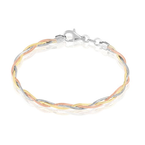 Bracelet Eira Argent Tricolore - Bracelets fantaisie Femme | Marc Orian