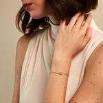 Bracelet Valentyne Plaque Or Jaune Oxyde De Zirconium - Bracelets fantaisie Femme | Marc Orian