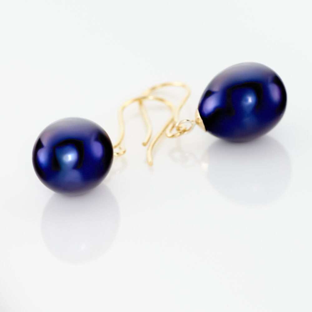 Boucles D'oreilles Pendantes Severiane Or Jaune Perle De Culture - Boucles d'oreilles mariage Femme | Marc Orian