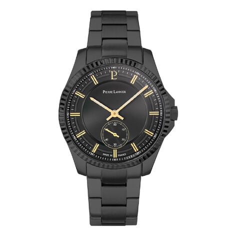 Montre Pierre Lannier Metropolitain Noir - Montres &eacute;tanches Homme | Marc Orian