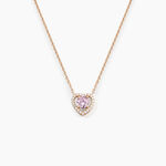 Collier Suzon Argent Rose Oxyde De Zirconium - Colliers avec pierres Femme | Marc Orian