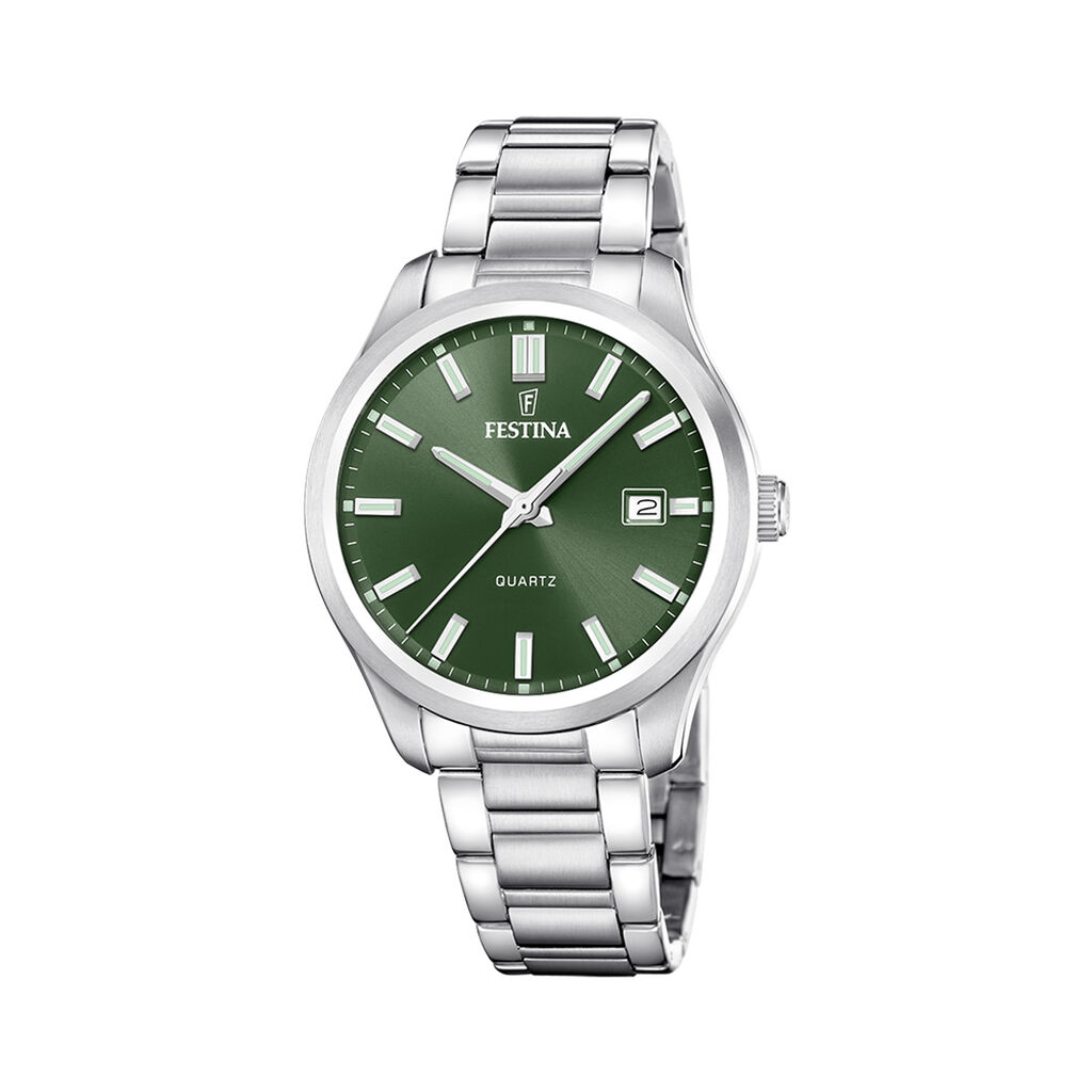 Montre Festina Classics 42 Vert - Montres étanches Homme | Marc Orian
