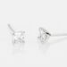 Boucles D'oreilles Puces Alys Argent Blanc Oxyde De Zirconium - Puces Femme | Marc Orian