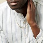 Collier Or Jaune Maille Altern&eacute;e 1/3 - Chaines Homme | Marc Orian