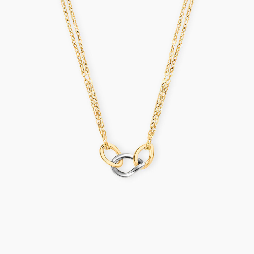 Collier Or Bicolore Quintilius - Colliers Femme | Marc Orian