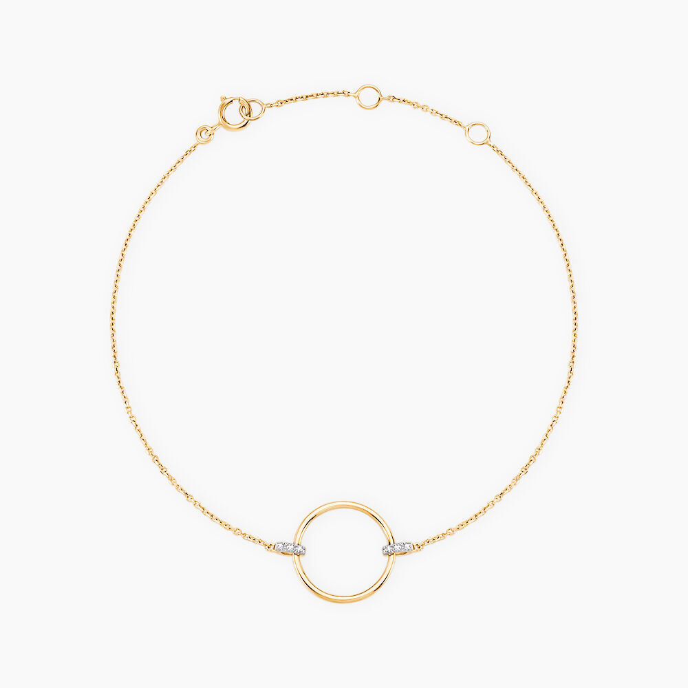 Bracelet Proserpine Or Jaune Diamant - Bracelets cha&icirc;nes Femme | Marc Orian