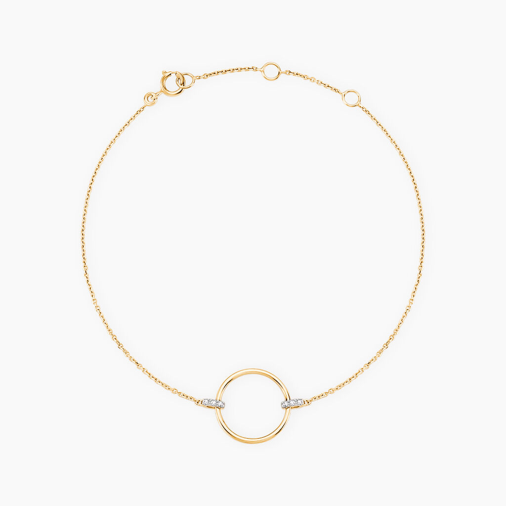 Bracelet Proserpine Or Jaune Diamant - Bracelets cha&icirc;nes Femme | Marc Orian