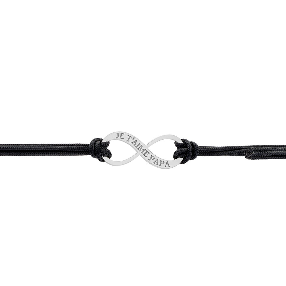 Bracelet Kwesi Argent Blanc - Bracelets cordons Homme | Marc Orian