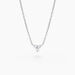 Collier Thylane Argent Blanc Oxyde De Zirconium