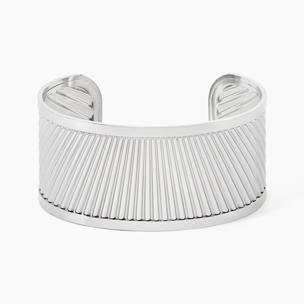Bracelet Jonc Aud Acier Blanc - Bracelets joncs Femme | Marc Orian