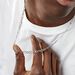 Collier Vivian Argent Blanc - Chaines Homme | Marc Orian