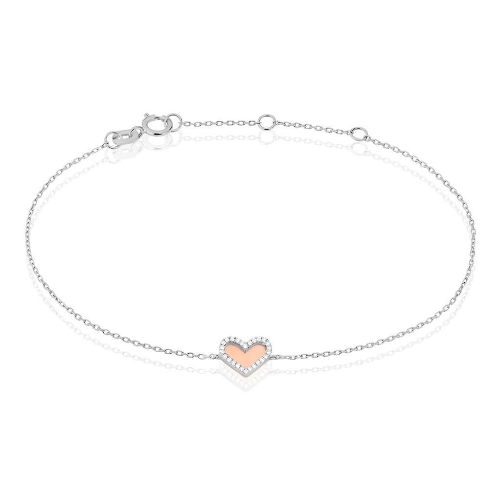 Bracelet Maylia Or Bicolore Diamant - Bracelets chaînes Femme | Marc Orian