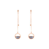 Boucles D'oreilles Or Jaune Cendra Forme Cercle
