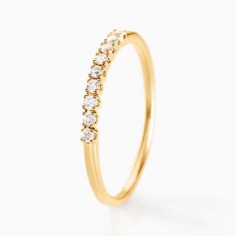Alliance Hera Or Jaune Diamant - Alliances avec pierres Femme | Marc Orian