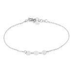 Bracelet Poenui Argent Blanc - Bracelets Medailles Femme | Marc Orian