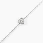 Bracelet Suzon Argent Blanc Oxyde De Zirconium - Bracelets fantaisie Femme | Marc Orian