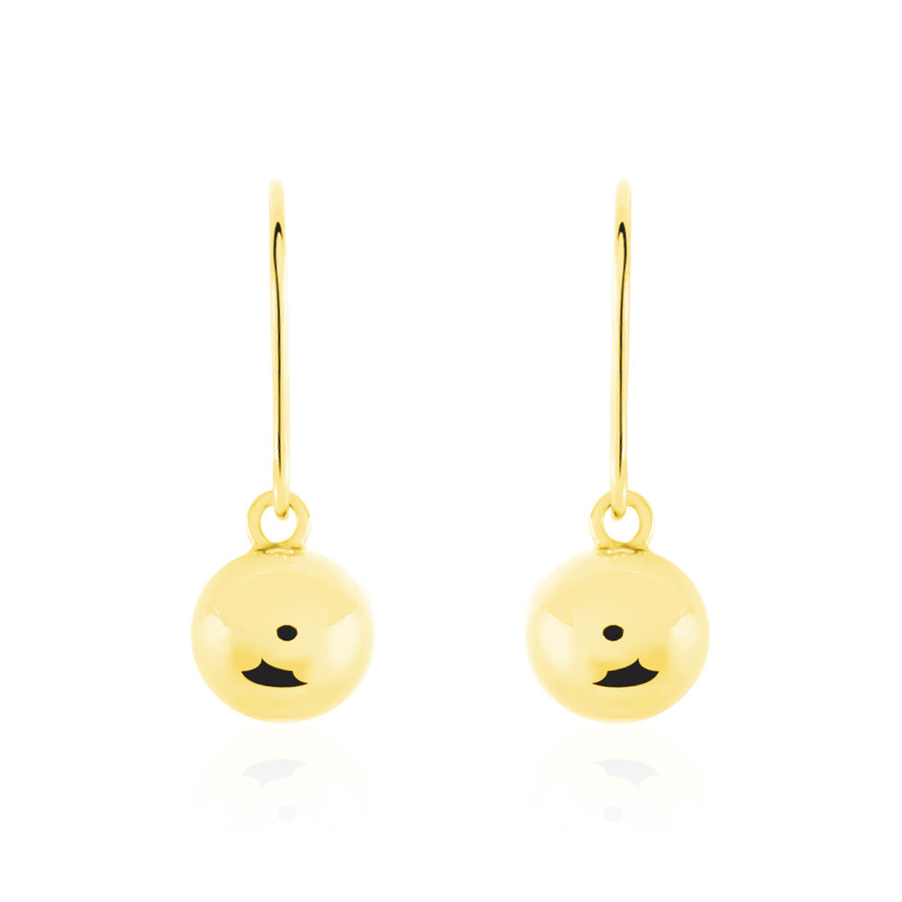 Boucles D'oreilles Pendantes Fidelia Boules Or Jaune - Pendantes Femme | Marc Orian