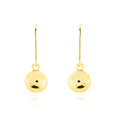 Boucles D'oreilles Pendantes Fidelia Boules Or Jaune - Pendantes Femme | Marc Orian