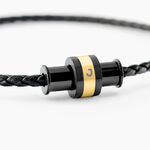 Bracelet Jourdan Cuir De Vache Noir - Bracelets cuir Homme | Marc Orian