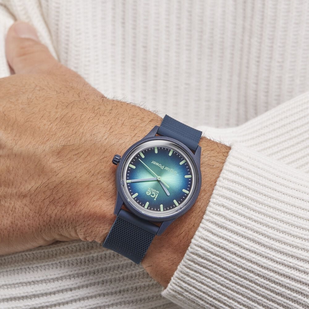 Montre Ice Watch Ice Solar Power Bleu - Montres étanches Homme | Marc Orian
