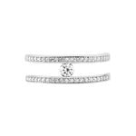 Bague Hermione Argent Blanc Oxyde De Zirconium - Bijoux fantaisie Femme | Marc Orian