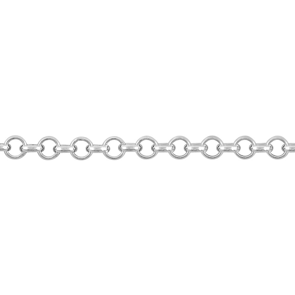 Bracelet Carola Maille Jaseron Argent Blanc - Bracelets mailles Femme | Marc Orian
