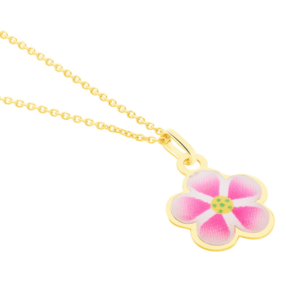 Collier Syna Fleur Or Jaune - Colliers ete Enfant | Marc Orian