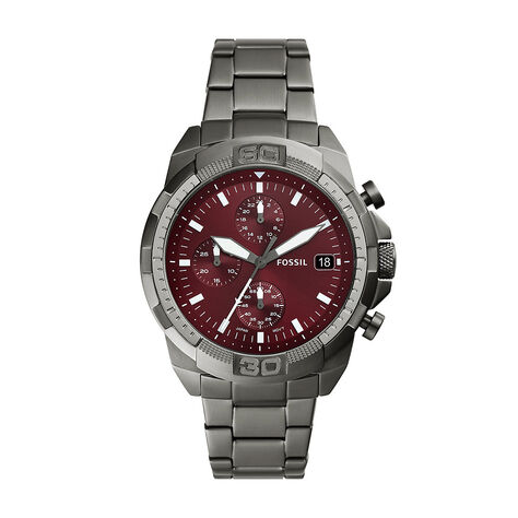 Montre Fossil bronson Rouge - Montres sport Homme | Marc Orian