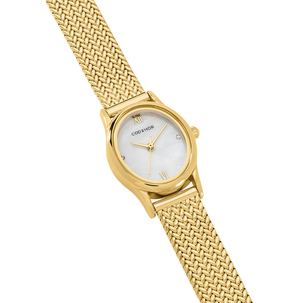 Montre Codhor Suzanne Nacre Blanche - Montres &eacute;tanches Femme | Marc Orian