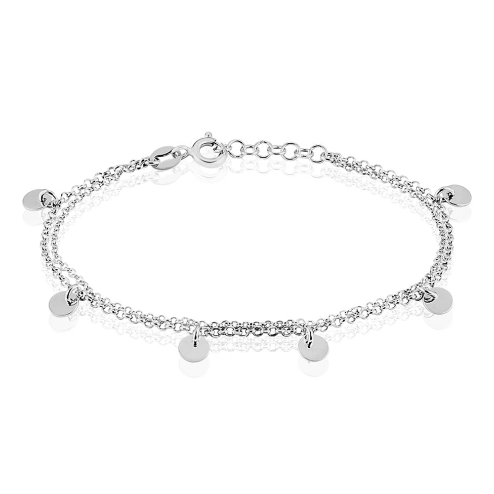 Bracelet Vera Argent Blanc - Bracelets Medailles Femme | Marc Orian